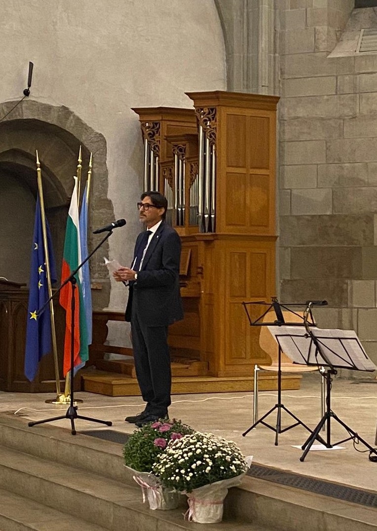 Концерт на квинтет „Фуего“ очарова българи и приятели на България в Женева по повод Деня на Независимостта и кандидатурата на страната за членство в Съвета по правата на човека за периода 2024-2026 г. 